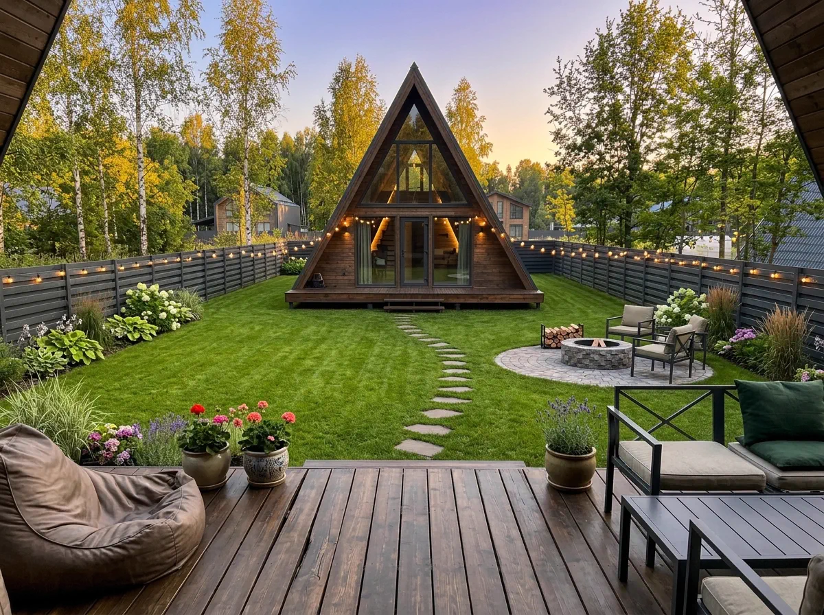 Участок после полного завершения дренажных работ